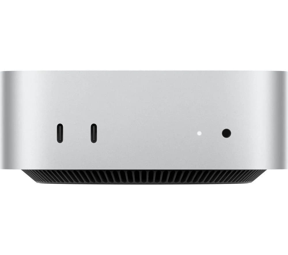 APPLE Mac mini (2024) - M4, 512 GB SSD, RAM 24 GB Silver, Silver/Grey