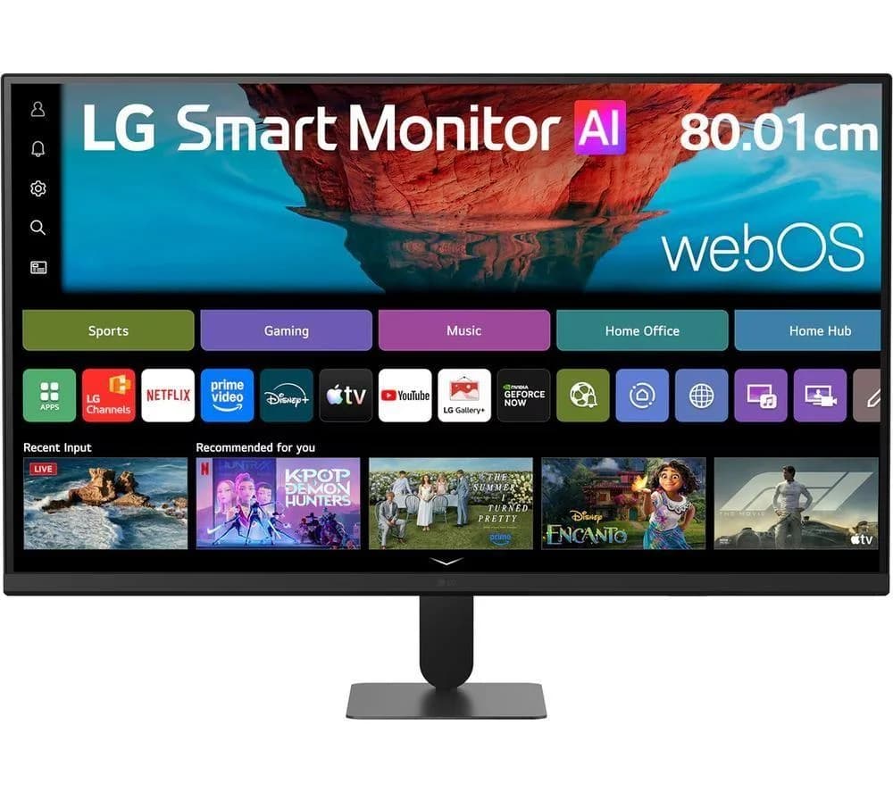 LG 32U701SB-B.AEK Smart 4K Ultra HD 32" VA LED Monitor -Black