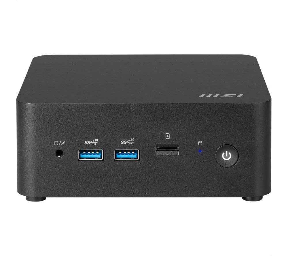 MSI Cubi NUC 1M Mini Desktop PC - Intel Core 3, 512 GB SSD, Black