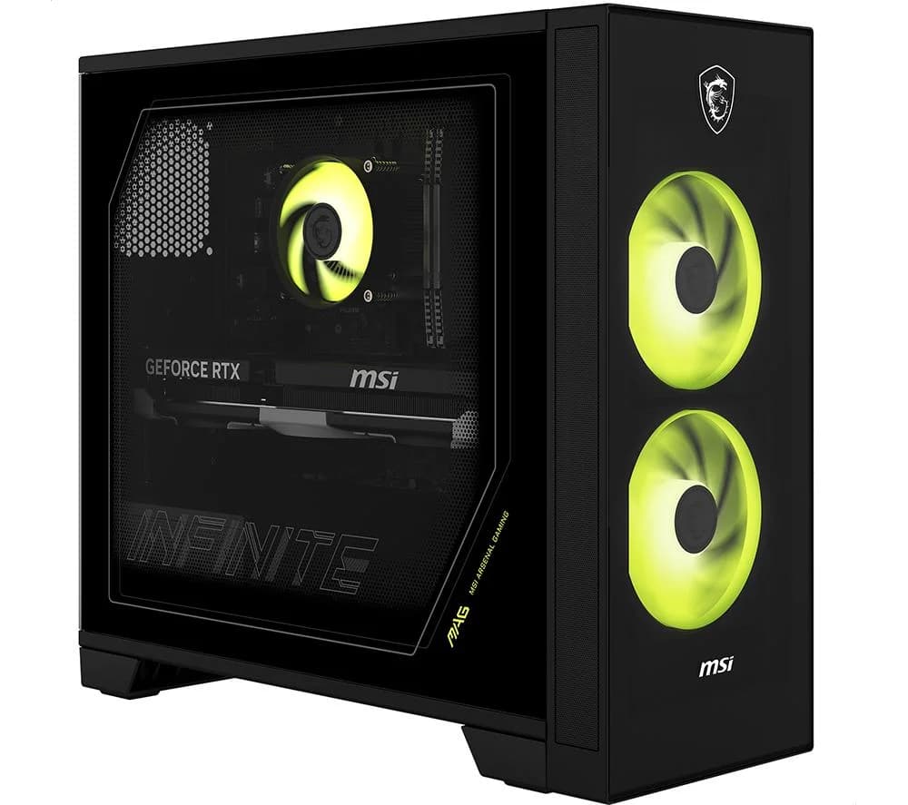 MSI MAG Infinite S AI Gaming PC - Intel Core Ultra 5, RTX 5060 Ti, 1 TB SSD, Black