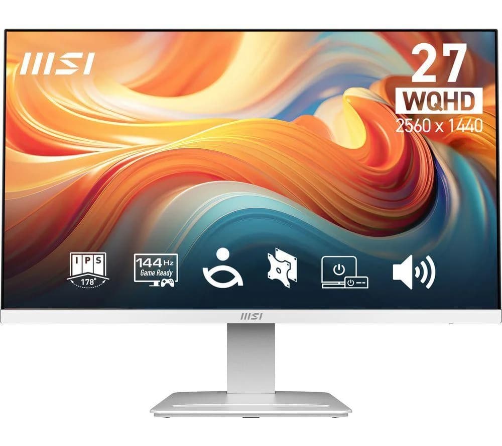 MSI PRO MP273QW E14 Wide Quad HD 27" IPS LCD Monitor - White