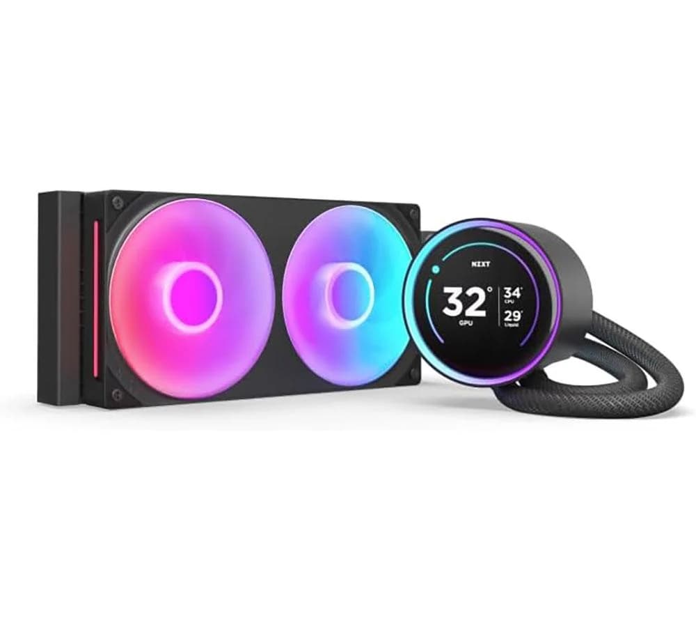 NZXT Kraken Elite 240 RGB 240 mm Liquid CPU Cooler 2000 RPM - RGB LED, Black