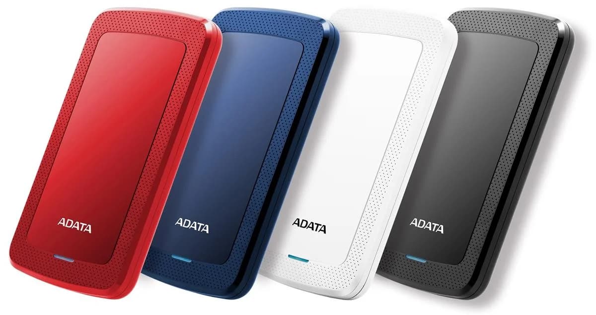 ADATA HV300 (2TB) USB 3.1 Portable Hard Drive (Black)