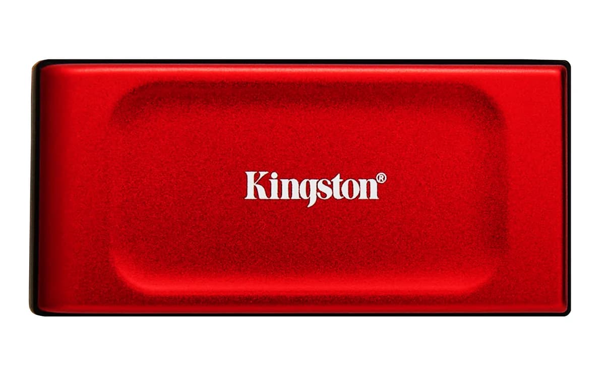 Kingston XS1000 1TB USB 3.2 Gen2 External SSD Drive in Red