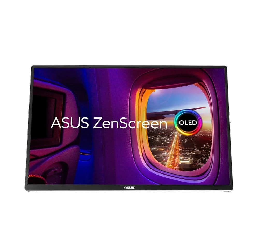 ASUS ZenScreen MQ16FC Full HD 16" OLED Portable Monitor - Grey, Silver/Grey,Black