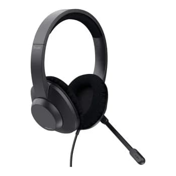Trust Ayda Max USB-ENC Wired On-Ear Stereo Headset - Black