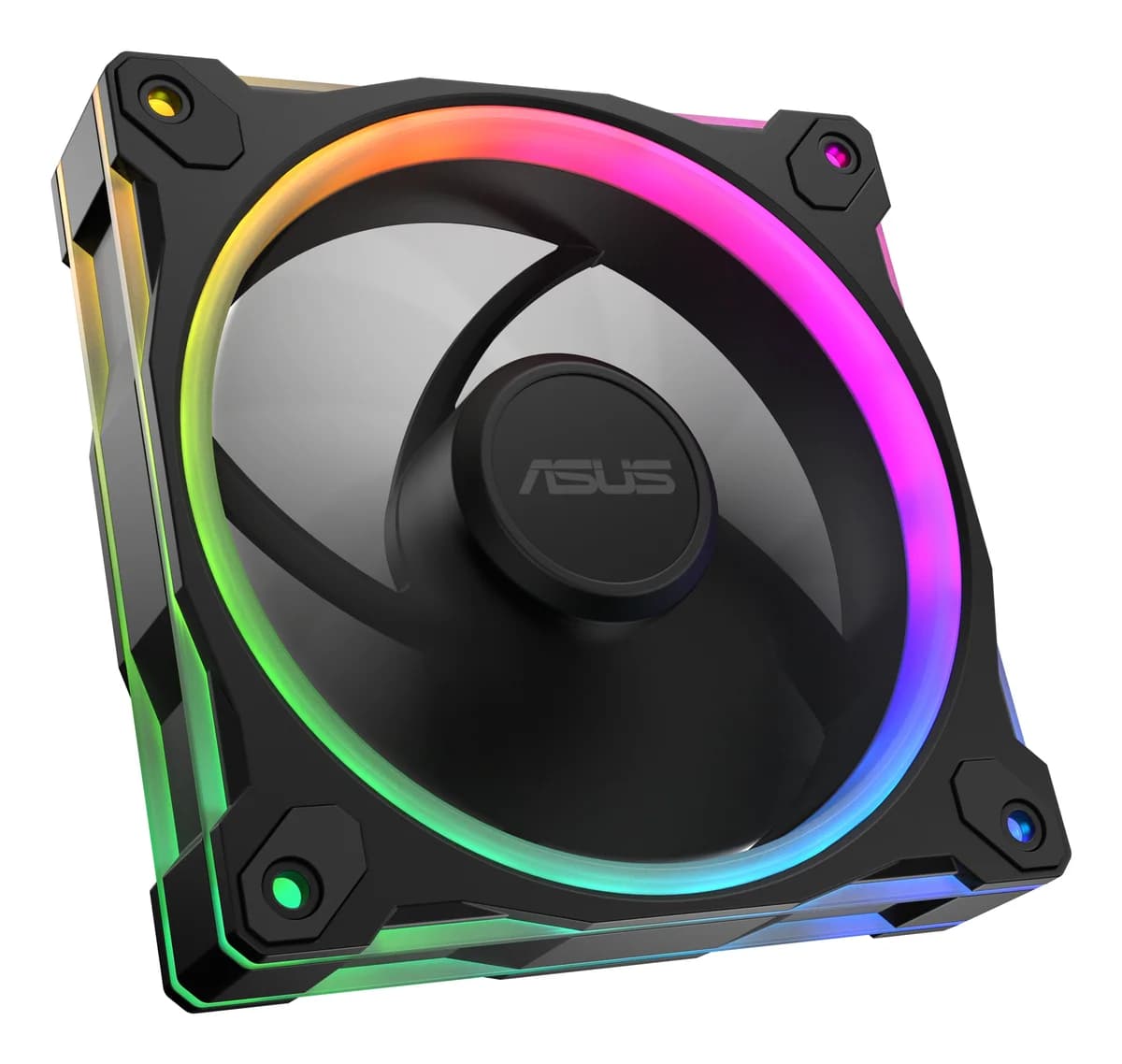 ASUS Prime MR120 120mm ARGB Reverse Flow PWM Fan - Single Pack - 1600 RPM, 58 CFM - Black