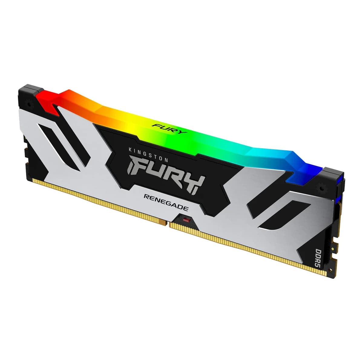 Kingston Fury Renegade RGB 32GB (1x32GB) DDR5 6400MT/s CL32 Desktop Memory - Silver