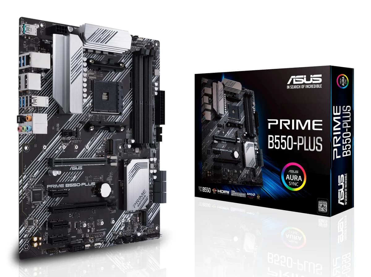 ASUS PRIME B550-PLUS AMD B550 DDR4 ATX Motherboard - Socket AM4