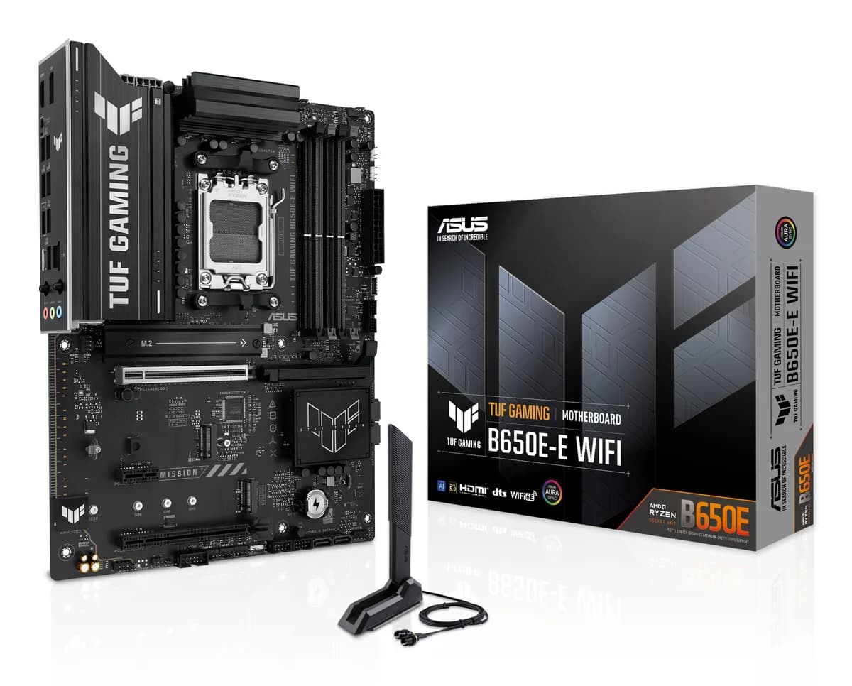 Asus TUF Gaming B650E-E WIFI AMD Ryzen AM5 DDR5 ATX Motherboard - 90MB1LT0-M0EAY0