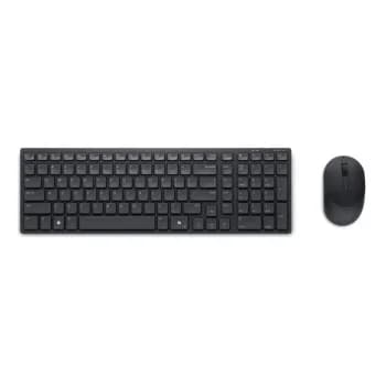 DELL Pro KM555 Compact Silent Keyboard and Mouse Combo - Black