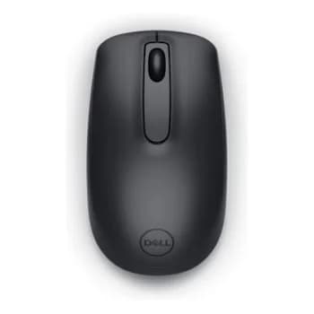 Dell WM118 Office Right-hand RF Wireless Optical 1000 DPI Mouse - Black