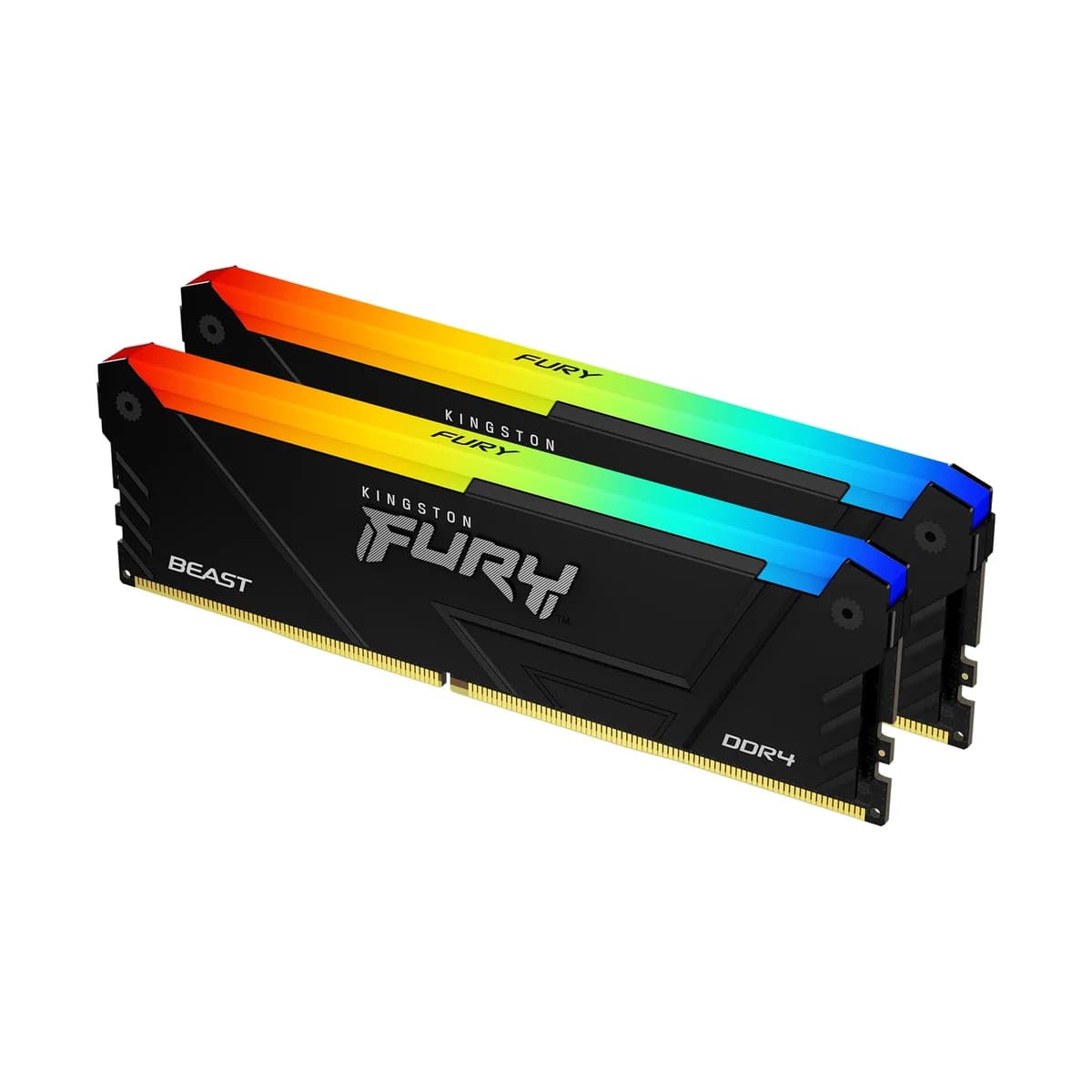 Kingston FURY Beast RGB 32GB (2x16GB) 3200MHz DDR4 Memory Kit - KF432C16BB2AK2/32