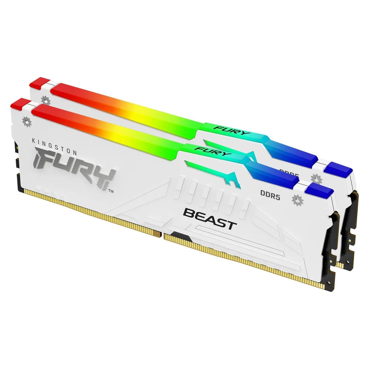 Kingston Fury RGB 64GB (2x32GB) 6000MT/s CL30 DDR5 RAM - White