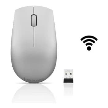 Lenovo 520 Wireless Optical Mouse - Platinum