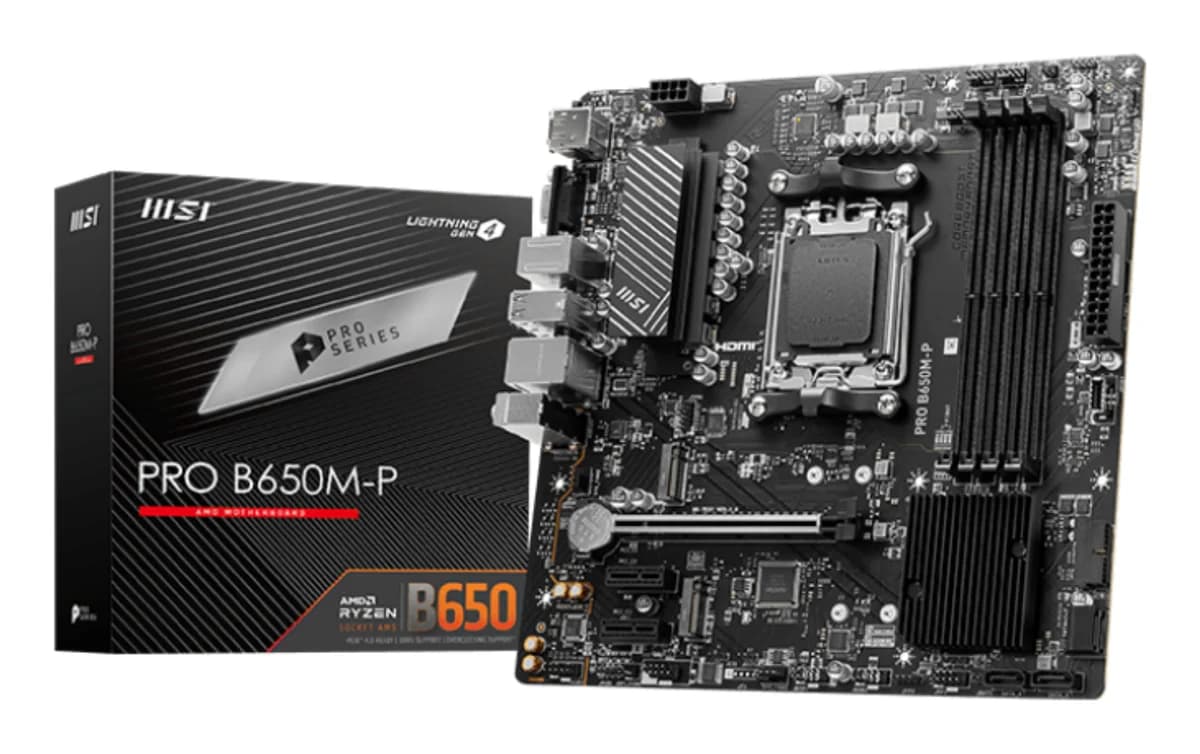 MSI PRO B650M-P AM5 Micro ATX DDR5 Motherboard