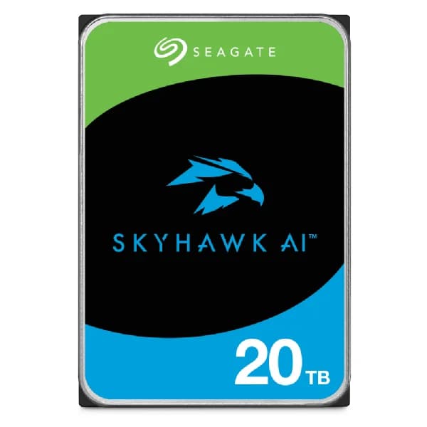 Seagate Skyhawk AI 20TB 512MB Surveillance SATA 6Gb/s 3.5" Hard Drive - ST20000VE003