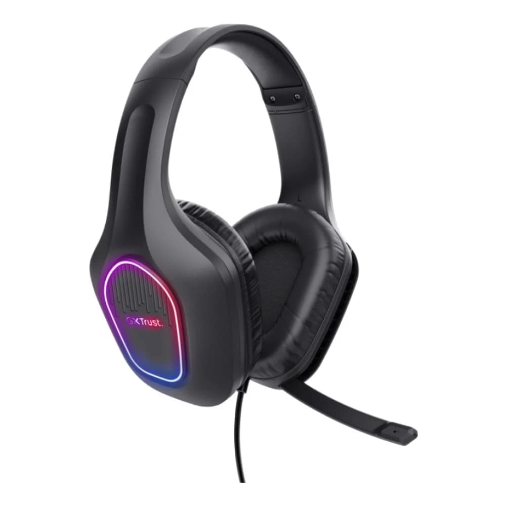 Trust GXT 416 Zirox RGB Wired Stereo Gaming Headset - Black