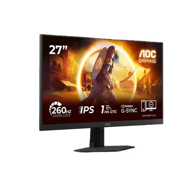 AOC 27G4ZRE 27 Inch Fast IPS 240Hz (260Hz OC) 2 HDMI 1 DP Gaming Monitor