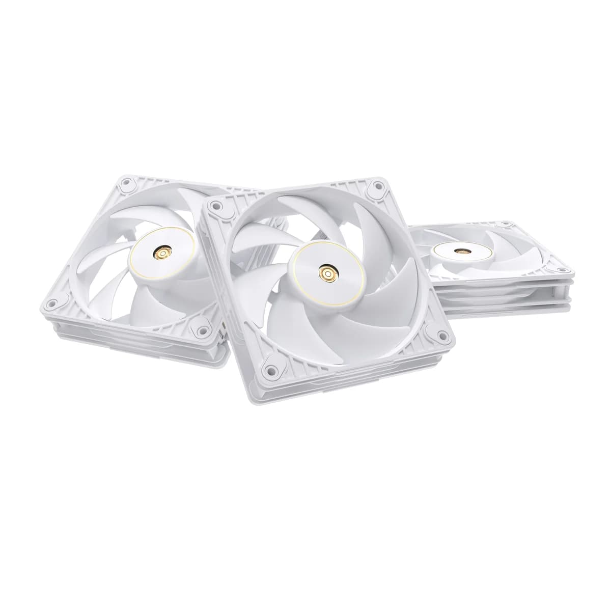 ASUS ProArt PF120 120mm PWM Fan - 3000 RPM, 104.8 CFM, Fluid Dynamic Bearing - White Triple Pack