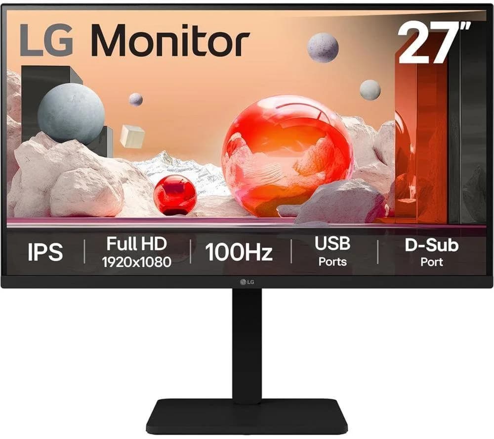 Lg 27BA550-B Full HD 27" IPS Monitor - Black