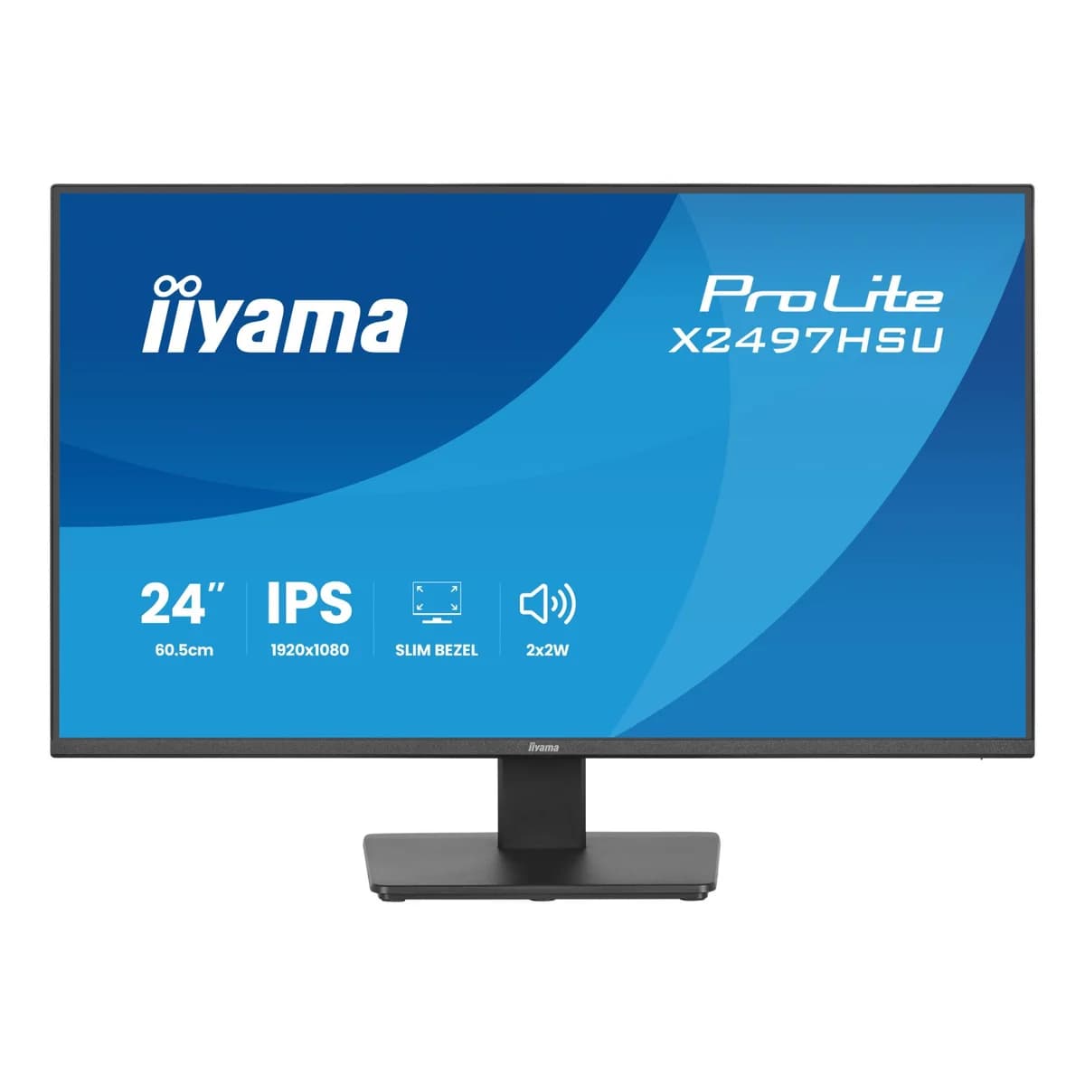iiyama ProLite X2497HSU-B1 23.8" Full HD IPS 120Hz 4ms Monitor with Speakers - Matte Black