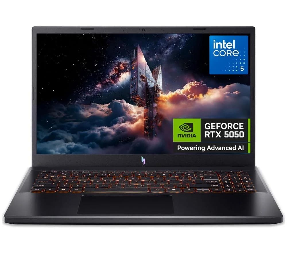 ACER Nitro V 15 AI 15.6" Gaming Laptop - Intel Core 5, RTX 5050, 512 GB SSD, Black