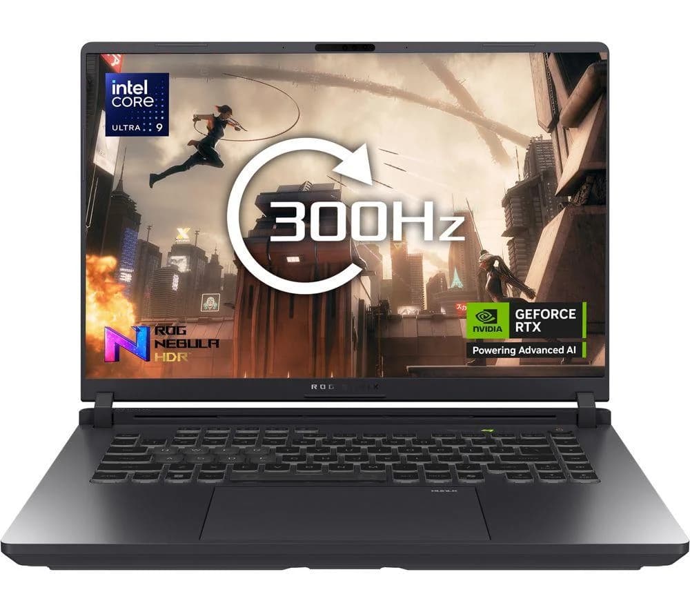 ASUS ROG Strix G16 16" Gaming Laptop - Intel Core Ultra 9, RTX 5070, 1 TB SSD, Green