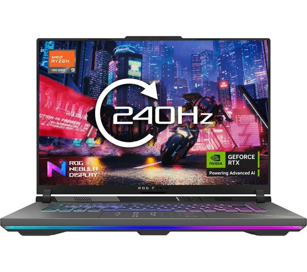 ASUS ROG Strix G18 18" Gaming Laptop - AMD Ryzen 9, RTX 5070, 1 TB SSD, Green