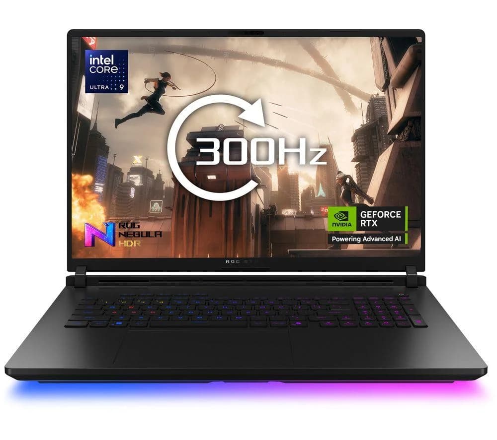 ASUS ROG Strix G18 18" Gaming Laptop - Intel Core Ultra 9, RTX 5070 Ti, 2 TB SSD, Black