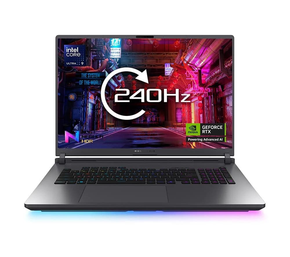 ASUS ROG Strix G18 18" Gaming Laptop - Intel Core Ultra 9, RTX 5080, 1 TB SSD, Green