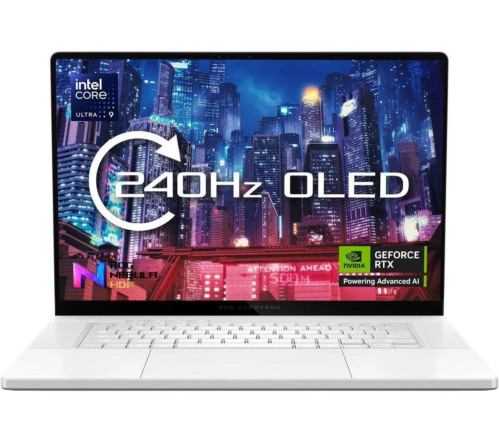 ASUS ROG Zephyrus G16 16" Gaming Laptop - Intel Core Ultra 9, RTX 5090, 2 TB SSD, White