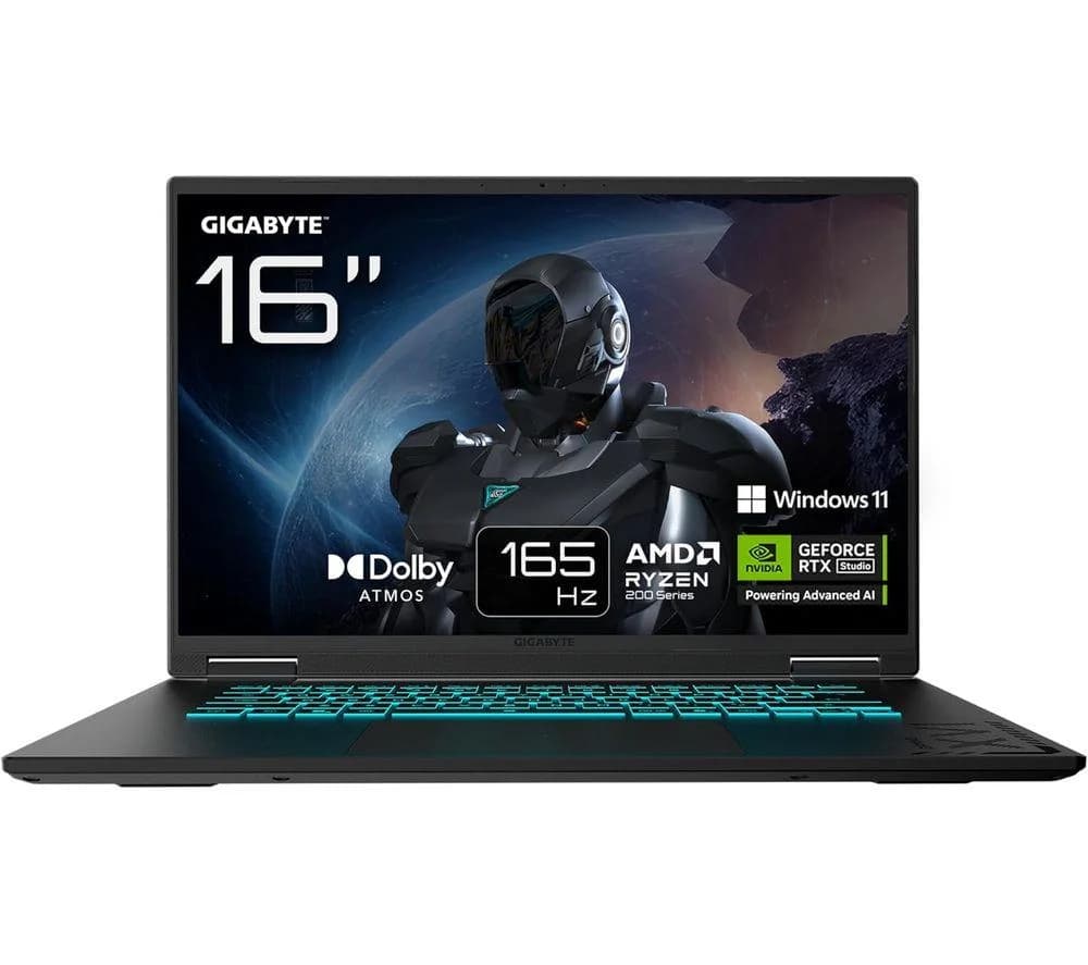 Gigabyte Gaming A16 NVIDIA RTX 5050 16GB 16 FHD+ 165Hz AMD Ryzen 7 260 Gaming Laptop