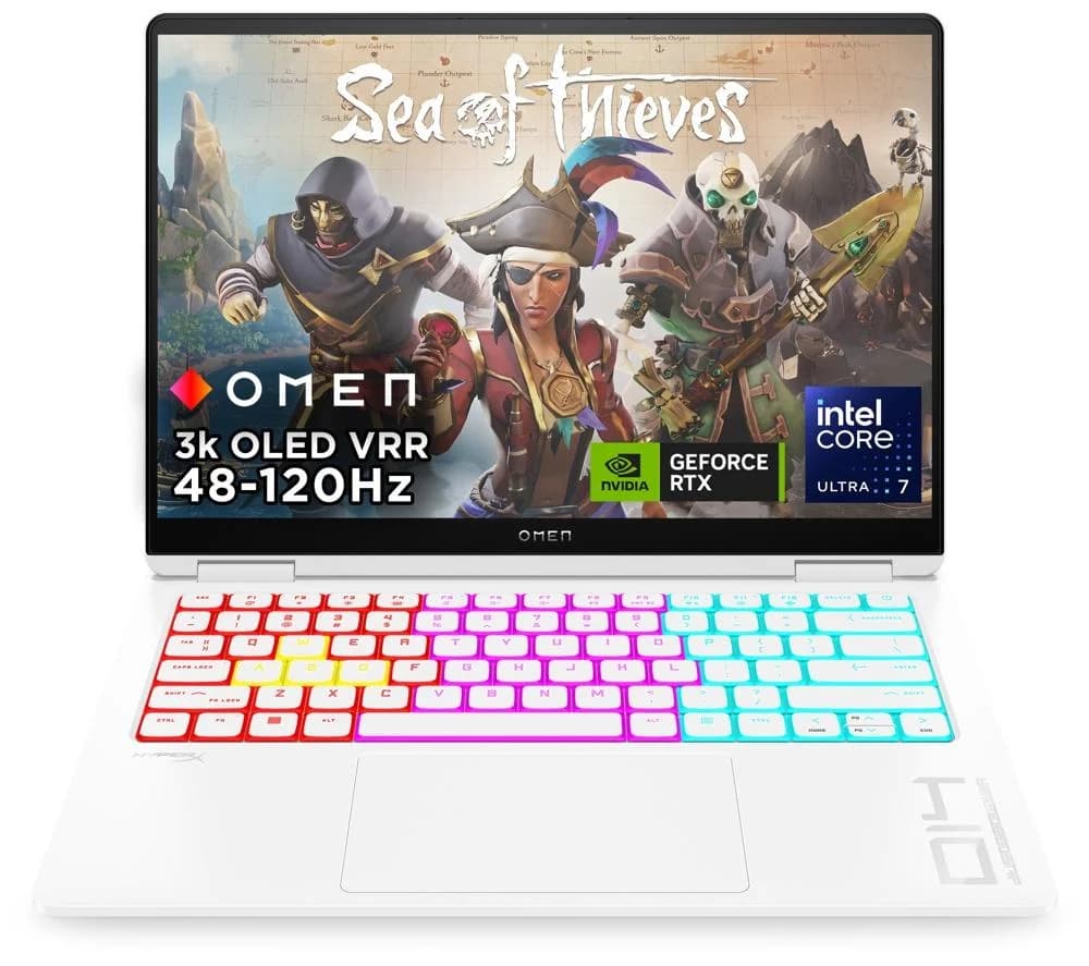 HP OMEN Transcend 14-fb1506na 14" Gaming Laptop - Intel Core Ultra 7, RTX 5060, 1 TB SSD, White