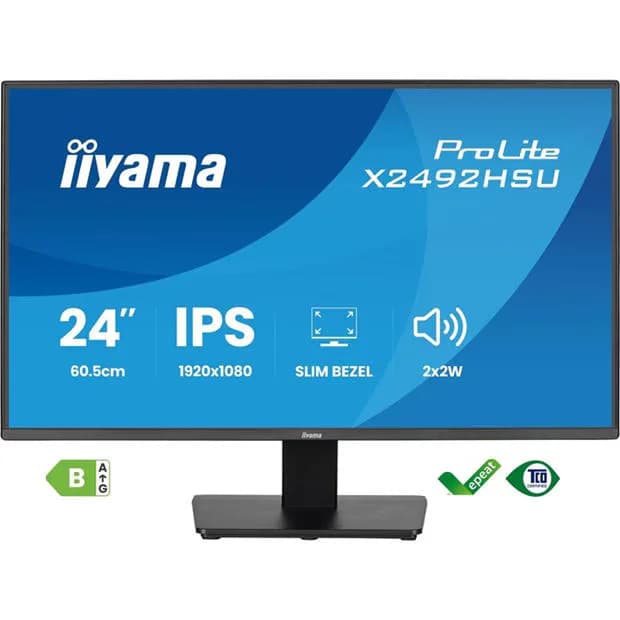 iiyama X2492HSU-B1 24 inch Eco IPS 120Hz 1ms Full HD Monitor