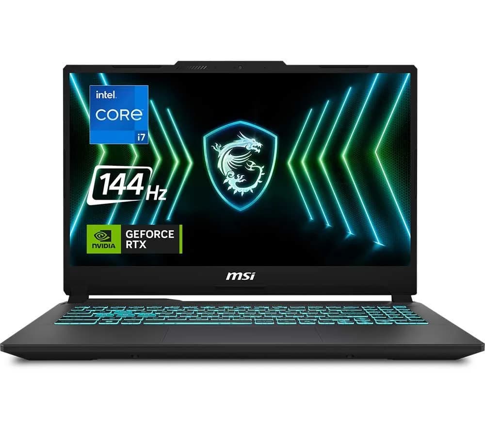 MSI Cyborg 15 15.6" Gaming Laptop - Intel Core i5, RTX 4050, 512 GB SSD, Black