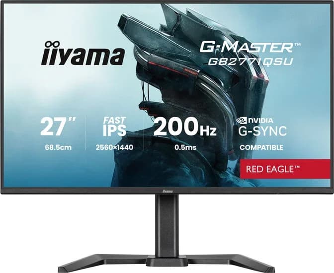 iiyama G-Master GB2771QSU-B1 27" 2560x1440 Fast-IPS 200Hz 0.5ms G-Sync Widescreen Gaming Monitor