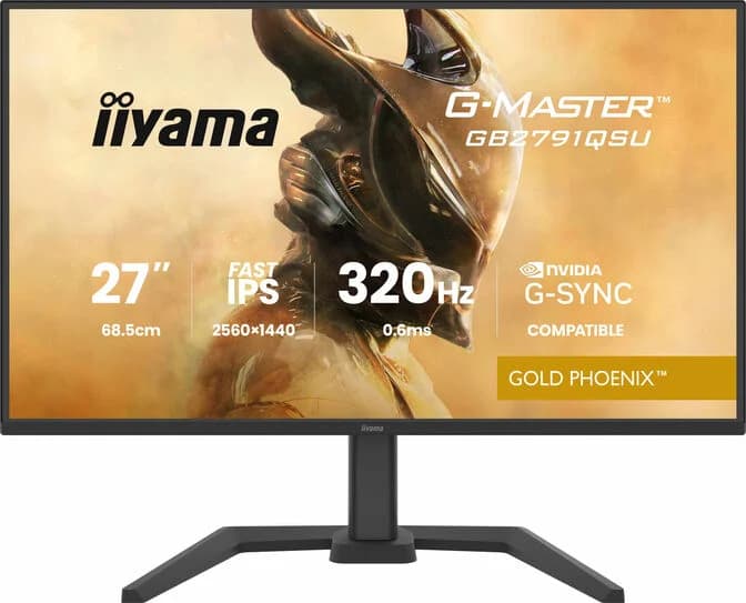 iiyama G-Master GB2791QSU-B1 27" Fast IPS 2560x1440 320Hz Gaming Monitor