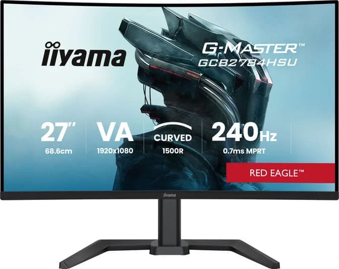 iiyama G-Master GCB2784HSU-B1 27" VA 240Hz 1920x1080 Curved Gaming Monitor