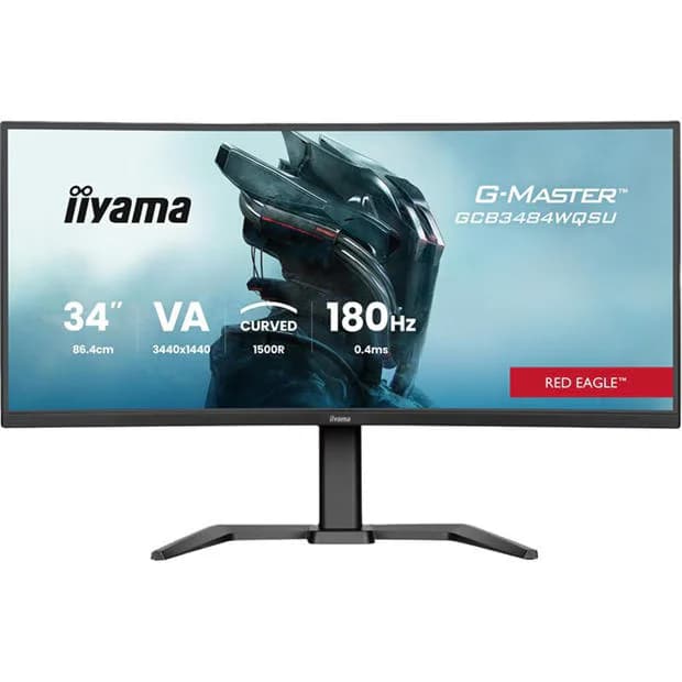 iiyama G-Master GCB3484WQSU-B1 34 Inch 180Hz Curved Monitor