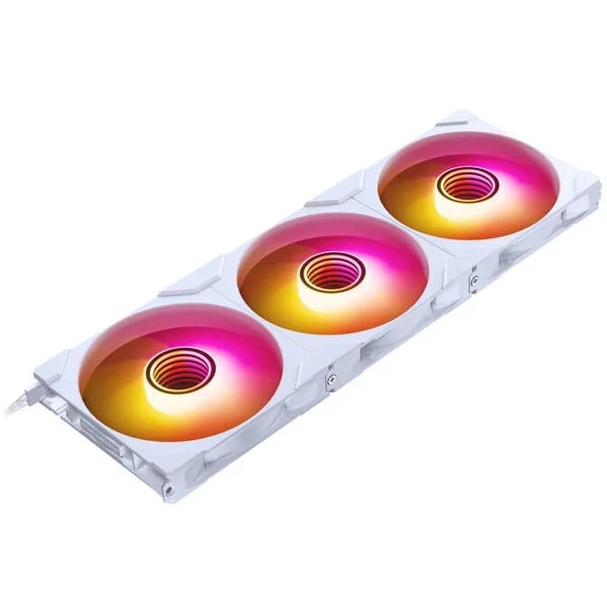 Phanteks M25 Gen2 140mm DRGB High-Airflow PWM Triple Fan Pack - White - PH-F140M25_G2_DWT01_3P