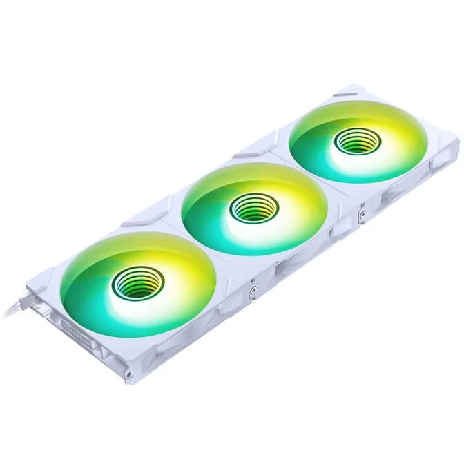 Phanteks M25 Gen2 140mm DRGB Reverse Airflow PWM Triple Fan Pack- White - PH-F140M25R_G2_DWT01_3P