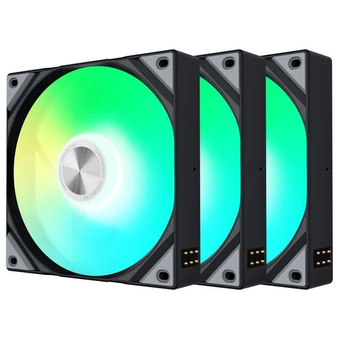 TRYX ROTA SL 120 ARGB Black Reverse Triple Fan Pack - 120mm