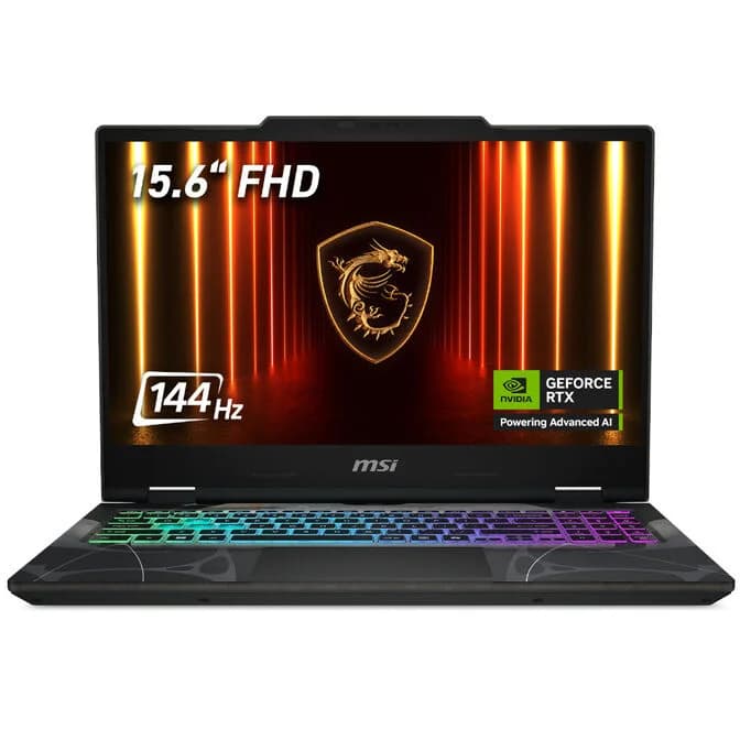 MSI Cyborg 15 NVIDIA RTX 5050 16GB 15.6 FHD 144Hz Intel Core 7 240H Gaming Laptop