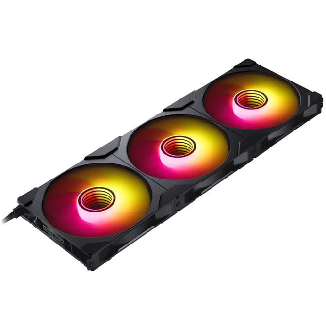 Phanteks M25 Gen2 140mm DRGB High-Airflow PWM Triple Fan Pack - Black - PH-F140M25_G2_DBK01_3P