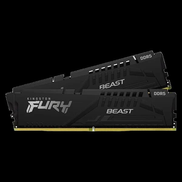 Kingston FURY Beast 32GB DDR5 Desktop Memory Kit in Black, 2 x 16GB, 6000MTs, PC5-48000, CL36, EXPO