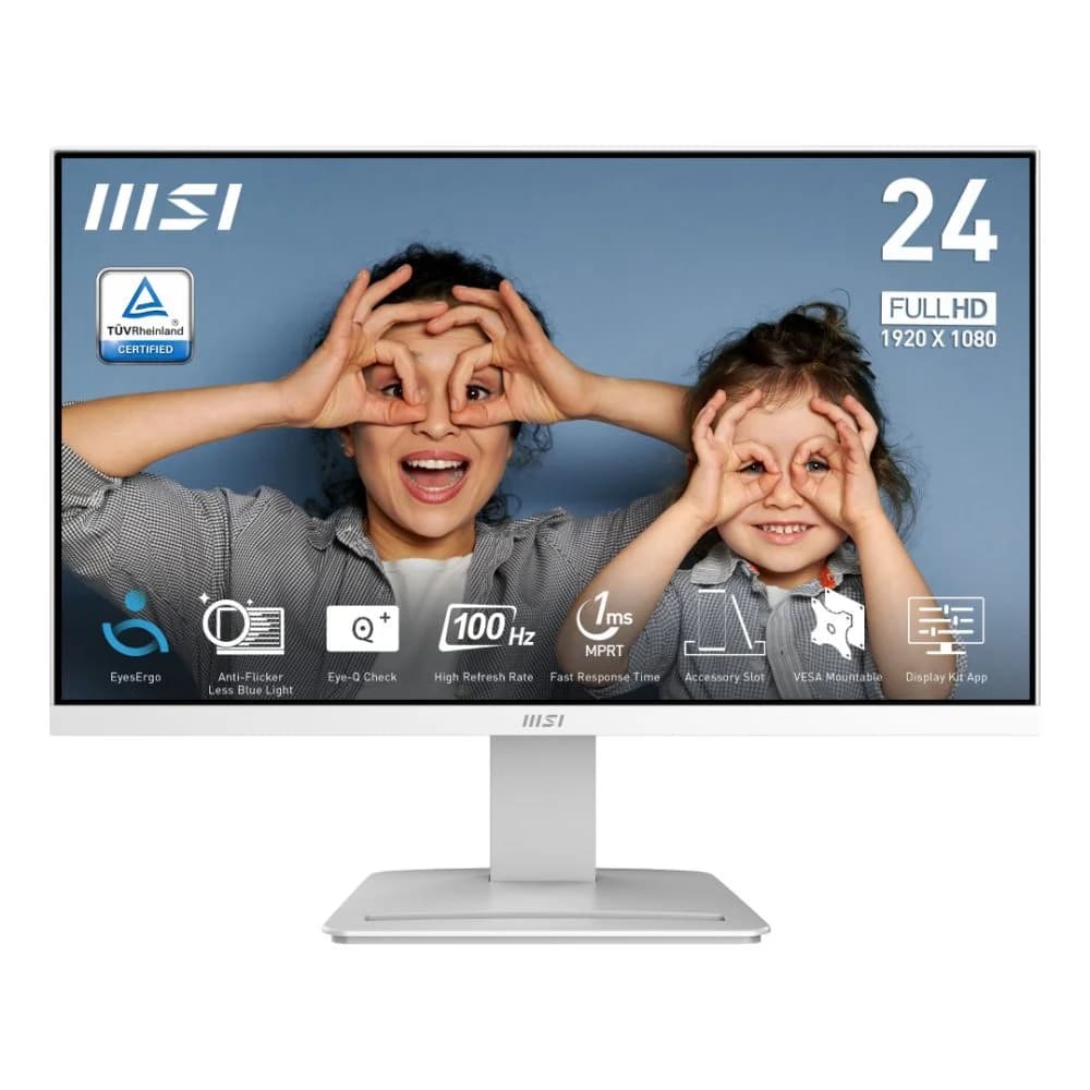 MSI Pro MP2412W 23.8" Full HD 100Hz 1ms HDMI DisplayPort Adaptive Sync Monitor