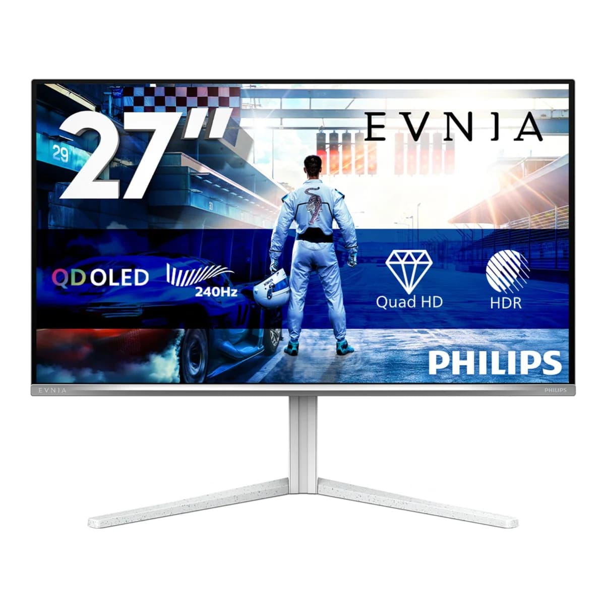 Philips Evnia 27M2N6501L 27" QD-OLED Quad HD 240Hz 0.03ms Height Adjustable Gaming Monitor
