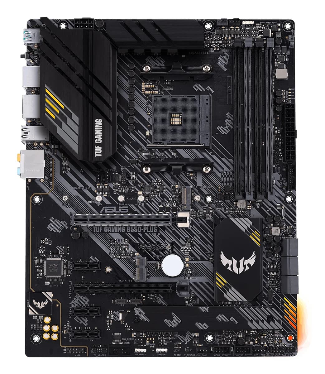 ASUS TUF GAMING B550-PLUS AMD B550 DDR4 ATX Motherboard - Socket AM4