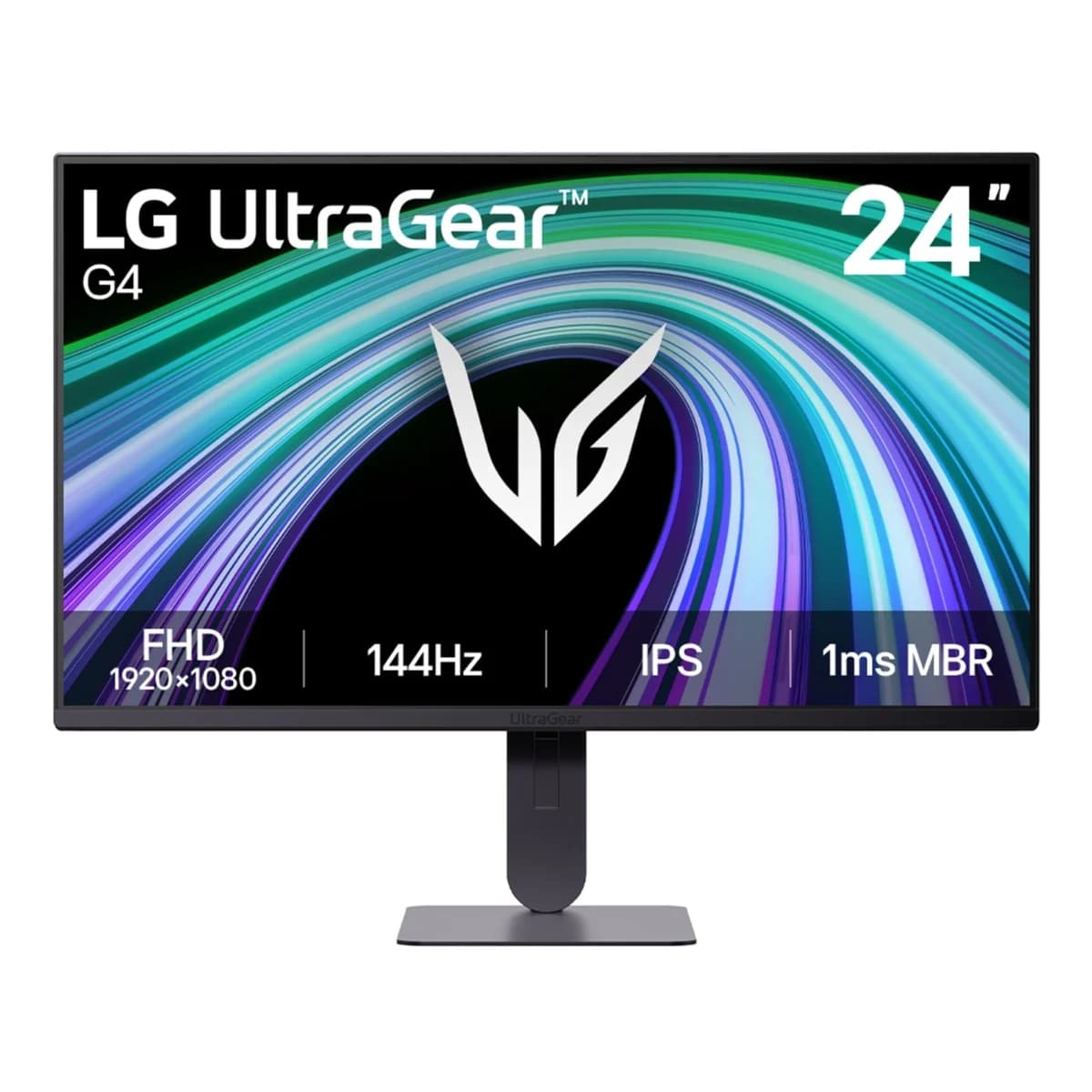 LG UltraGear G4 24G414B-B 24" Full HD 144Hz 1ms HDR10 Height Adjustable Gaming Monitor with Speakers